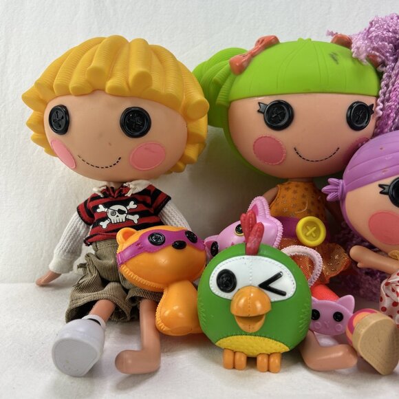 Lot of 4 Lalaloopsey 12 Inch Dolls & Two 8 Inch Dolls Accessories And Pets - Picture 2 of 10